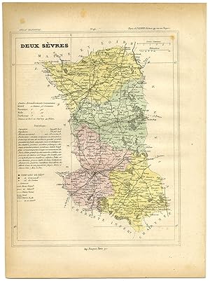 Antique Print-DEUX SEVRES-NIORT-FRANCE-Brugere-Trousset-1877