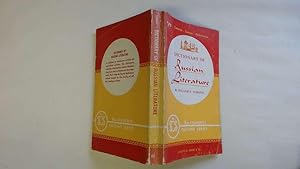 Image du vendeur pour Dictionary of Russian literature (New students outline series) mis en vente par Goldstone Rare Books