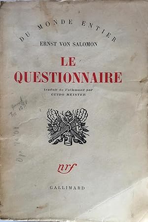 Le Questionnaire