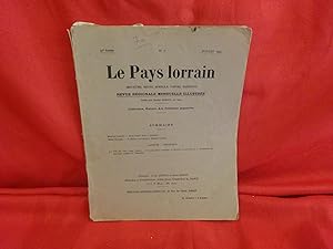 Image du vendeur pour LE PAYS LORRAIN-27me anne 10/1935-N 10. mis en vente par alphabets