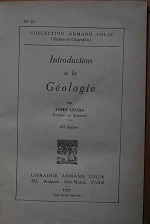 Introduction à la géologie