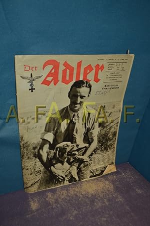 Imagen del vendedor de Der Adler Numero 21, Berlin, 20. Octobre 1942 (Edition francaise) a la venta por Antiquarische Fundgrube e.U.
