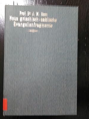 Imagen del vendedor de Neue griechisch-saidische Evangelienfragmente. a la venta por Antiquariat Thomas Nonnenmacher