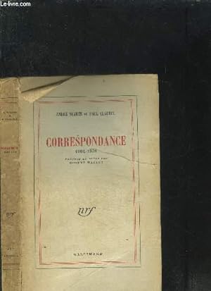 Seller image for CORRESPONDANCE 1904-1938 for sale by Le-Livre