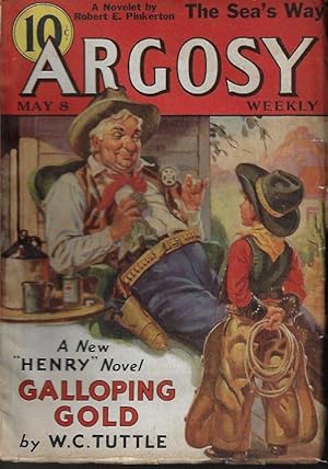 Immagine del venditore per ARGOSY Weekly: May 8, 1937 ("Galloping Gold"; "War for Sale") venduto da Books from the Crypt