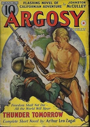 Seller image for ARGOSY Weekly: March, Mar. 16, 1940 ("The Devil's Doubloons") for sale by Books from the Crypt