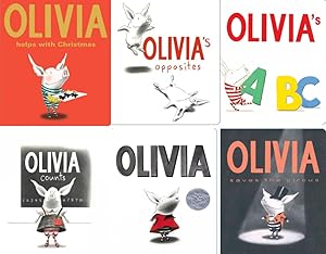 Seller image for Olivia BOARD BOOK Set 1-6 HC for sale by Lakeside Books
