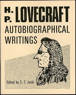 Image du vendeur pour AUTOBIOGRAPHICAL WRITINGS.edited by S. T. Joshi mis en vente par John W. Knott, Jr, Bookseller, ABAA/ILAB