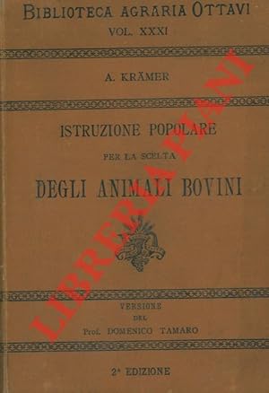 Istruzione popolare per la scelta degli animali bovini.