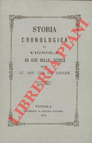 Storia cronologica di Vignola ad uso delle scuole.