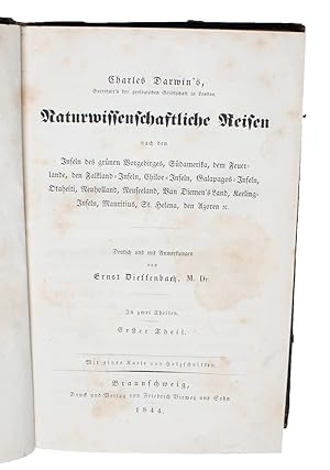 Naturwissenschaftliche Reisen nach den Inseln des grünen Vorgebirges, Sudamerika, dem Feuerlande,...