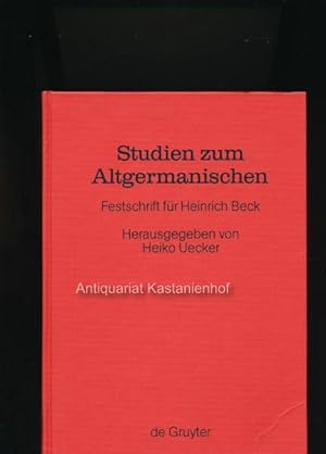 Bild des Verkäufers für Studien zum Altgermanischen,Festschrift für Heinrich Beck, zum Verkauf von Antiquariat Kastanienhof