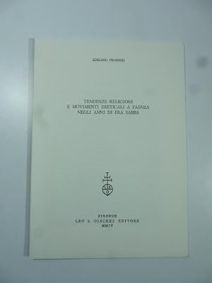 Tendenze religiose e movimenti ereticali a Faenza negli anni di Fra Sabba. Estratto