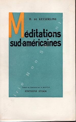 Seller image for Mditations Sud-amricaines for sale by ARTLINK