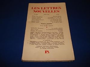 Imagen del vendedor de LES LETTRES NOUVELLES. N18 AOUT 1954 a la venta por Emmanuelle Morin