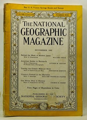 Imagen del vendedor de The National Geographic Magazine, Volume LXXXVIII 88 Number Five 5 (November 1945) a la venta por Cat's Cradle Books