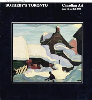 Canadian Art, June 1st and 2nd, 1982 (Sale 62)