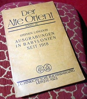 Seller image for Ausgrabungen in Babylonien seit 1918 for sale by Antiquariat Clement