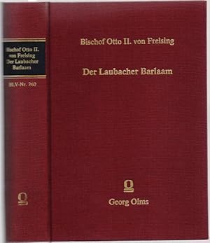 Imagen del vendedor de Der Laubacher Barlaam. Hrsg. v. Adolf Perdisch (Nachdruck der Ausgabe Tbingen 1913). a la venta por Antiquariat Dwal