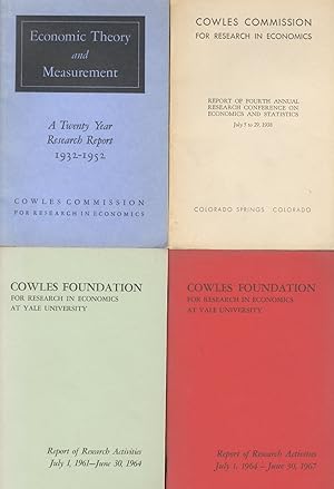 Cowles Commission for Research in Economics. Annual reports for years: from 1935 to 1939, from 19...