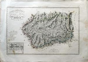 Carta corografica della Divisione Militare di Aosta. Provincia di Aosta.