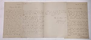 Sammlung von 3 handschriftlichen Briefen an den Astronomen Heinrich Louis d'Arrest, den schwedisc...