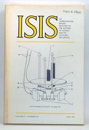 Immagine del venditore per ISIS: An International Review Devoted to the History of Science and Its Cultural Influences, Volume 72, Number 262 (June 1981) venduto da Cat's Cradle Books
