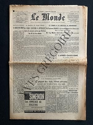 LE MONDE-N°5708-SAMEDI 25 MAI 1963