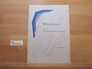 Mitteilungen aus der Anthroposophischen Bewegung Nr. 41 Michaeli 1967