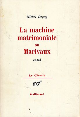 Image du vendeur pour La machine matrimoniale, ou, Marivaux. mis en vente par Fundus-Online GbR Borkert Schwarz Zerfa