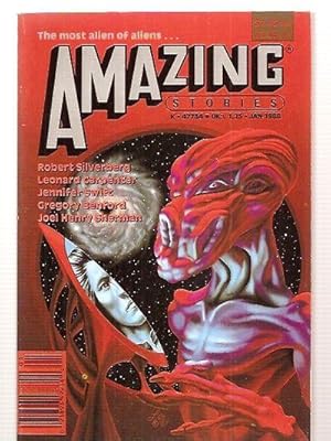 Bild des Verkufers fr Amazing Stories Magazine January 1988 zum Verkauf von biblioboy