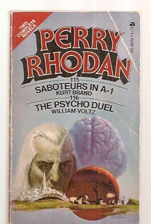 Imagen del vendedor de PERRY RHODAN #115: SABOTEURS IN A-1 + #116: THE PSYCHO DUEL a la venta por biblioboy