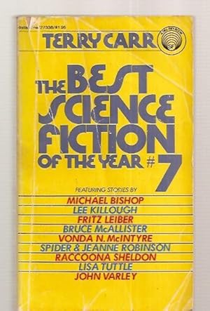 Imagen del vendedor de THE BEST SCIENCE FICTION OF THE YEAR #7 a la venta por biblioboy