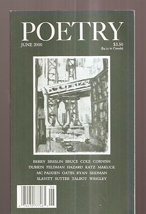 Seller image for Poetry Volume CLXXVI Number 3 June 2000 for sale by biblioboy