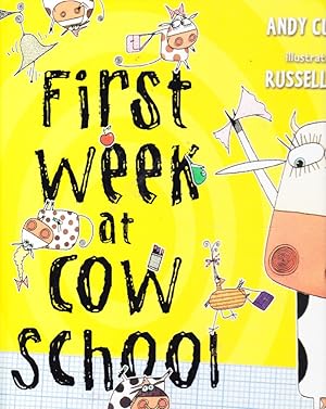 Seller image for First Week at cow school for sale by Nanny's Web