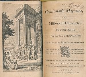 Seller image for The Gentleman's Magazine, and Historical Chronicle. Volume XVIII. January to December 1748 for sale by Barter Books Ltd