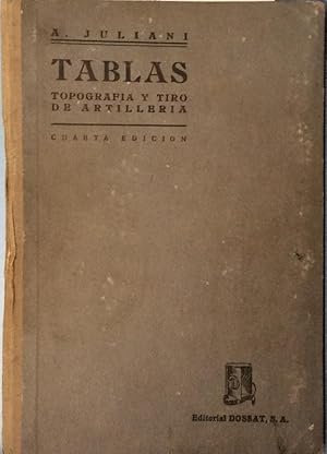 Topografía y Tito de Artillería. Tablas