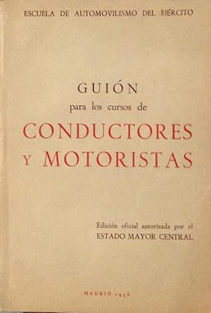 Seller image for Guin para los cursos de Conductores y Motoristas for sale by LIBRERA SOLN