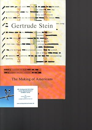 Seller image for The Making of America. Geschichte vom Werdegang einer Familie 1906-1908. for sale by Antiquariat Schrter -Uta-Janine Strmer