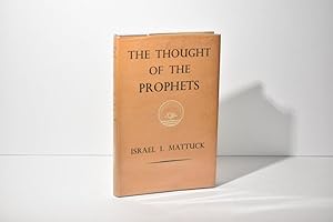 Seller image for The Thought of the Prophets for sale by The Great Catsby's Rare Books