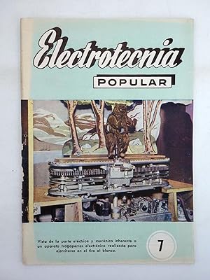REVISTA ELECTROTECNIA POPULAR AÑO I N.º 7 (Vvaa) Maymó, 1958