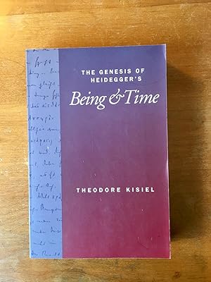 The Genesis of Heidegger's Being and Time