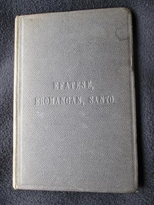 New Hebrides linguistics. Introductory. Three new Hebrides languages (Efatese, Eromangan, Santo )