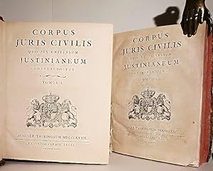 Corpus juris civilis quo jus universum Justinianeum comprehenditur