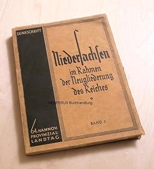 Imagen del vendedor de Niedersachsen im Rahmen der Neugliederung des Reiches - Band 1 apart (von 2) a la venta por HESPERUS Buchhandlung & Antiquariat