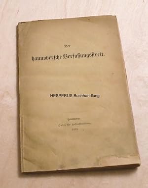 Bild des Verkufers fr Der hannoversche Verfassungsstreit zum Verkauf von HESPERUS Buchhandlung & Antiquariat