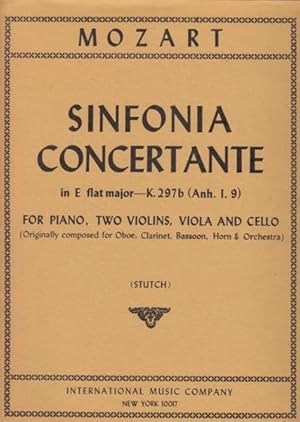 Sinfonia Concertante in E flat major, K297b - Transcribed for 2 Violins, Viola, Cello & Piano