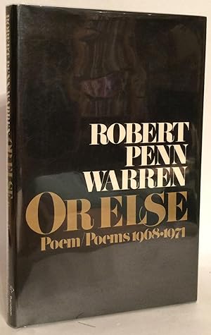 Or Else--Poem/Poems 1968-1974.