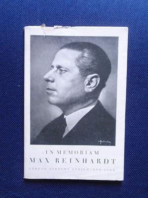Seller image for In Memoriam Max Reinhardt. for sale by Antiquariat Klabund Wien