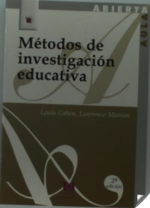 Seller image for Metodos de investigacin educativa for sale by Imosver